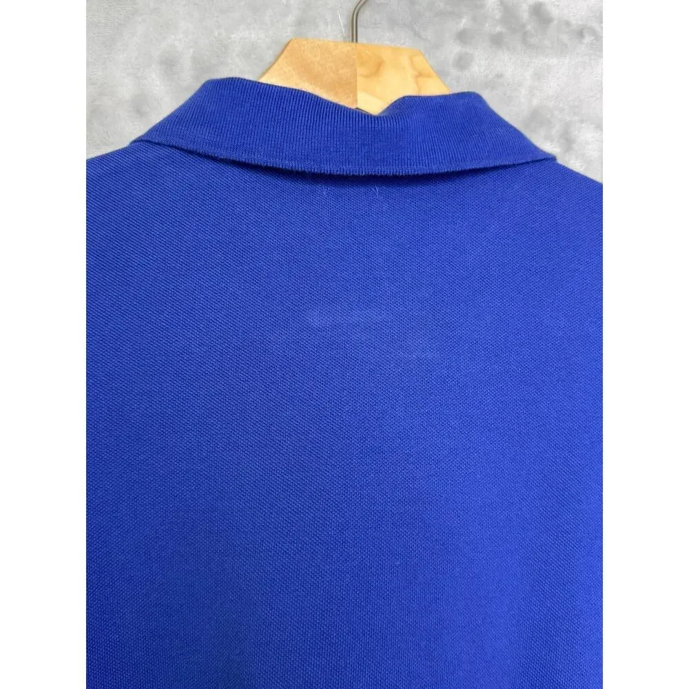 Polo Ralph Lauren Polo Shirt Mens XL Blue Classic Fit Pique Cotton Preppy S/S